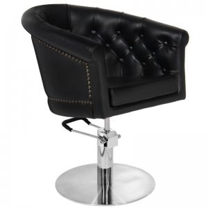 Gabbiano black hairdressing chair (111433)