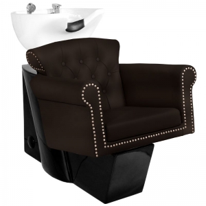 Gabbiano barber wash unit Berlin brown