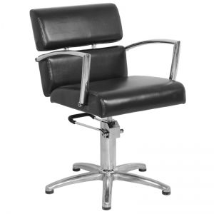 Gabbiano black hairdressing chair in Brussels (112892)