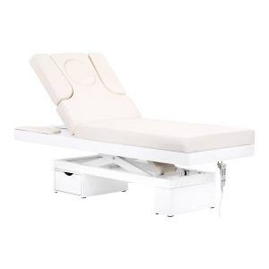 Spa cosmetic couch azzurro 815b in shiny white (113116)