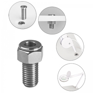 Inox tube magnifier lamp holder (115171)