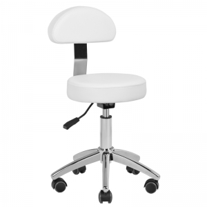 304p white cosmetic pedicure stool (123839)