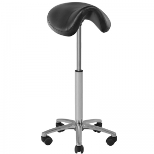 Cosmetic-barber stool 001b high black (104101)