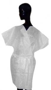 Disposable short sleeve bathrobe (104883)
