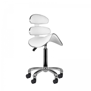 Roll speed am-880 cosmetic stool white (126430)