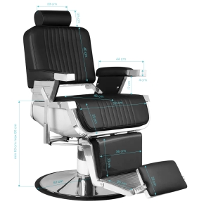 Hair system royal x black barber chair (124710)
