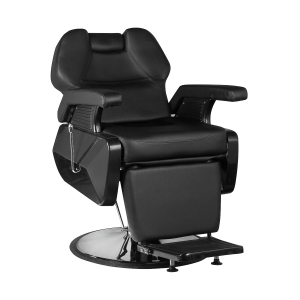 Hair system New York barber chair black chrome (128409)