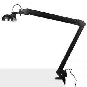 801st elegant LED work lamp with standard black vise (127411)