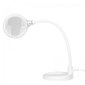 Elegant 2014-2r 30 led magnifier lamp smd 5d with a stand and a clip on the desk (127412)