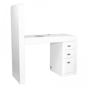Cosmetic desk 310 white right (129349)