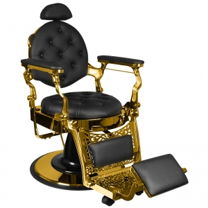 Gabbiano barber chair giulio gold black (132537)