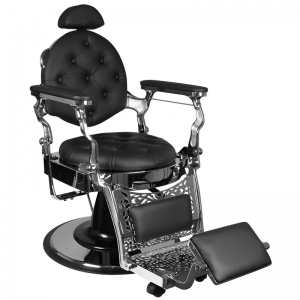 Gabbiano Barber Chair Giulio silver black (132538)
