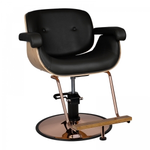Gabbiano black venice barber chair (133142)