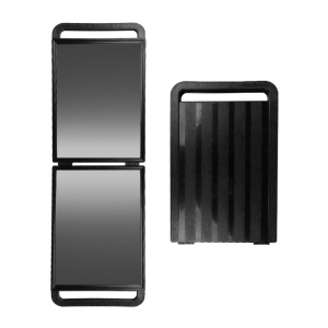 Double folding hairdressing mirror (133307)