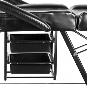 ACTIVESHOP Cosmetic chair A 202 with black litter boxes