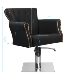 Hair system barber chair ber 8541 black (125408)