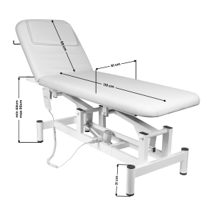 Electric bed massage 079 1 intens. White (133201)