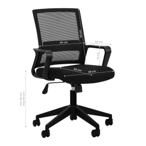 OFFICE CHAIR QS-11 BLACK (141179)