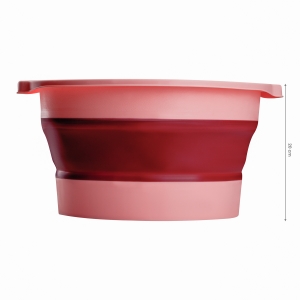 PEDICURE BOWL FOLDABLE PINK (142787)