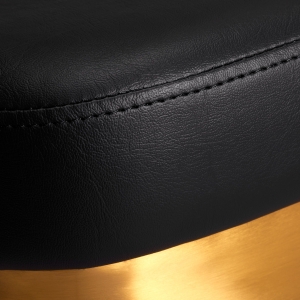Gabbiano hairdressing chair Granda gold black (146702)