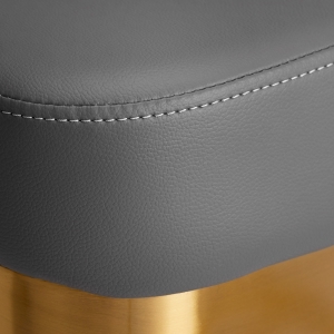 Gabbiano hairdressing chair Granda gold grey (146703)
