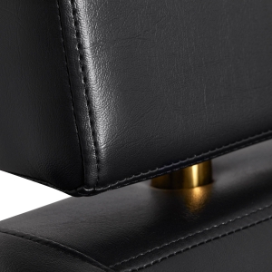 Gabbiano hairdressing chair Toledo gold black (146708)