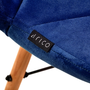 4Rico Cosmetic chair QS-186 navy velvet (147837)