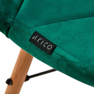 4Rico Cosmetic chair QS-186 green velvet (147838)