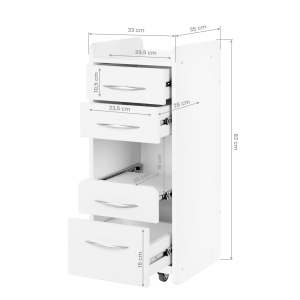 Mini 969 storage unit, white (147821)
