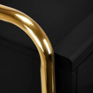 Gabbiano hairdressing assistant Solo gold – black (141233)