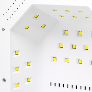 OCHO NAILS LED UV lamp X22 72W wireless white with mirrored bottom (150709)