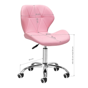 Cosmetic stool QS-06 pink (150116)