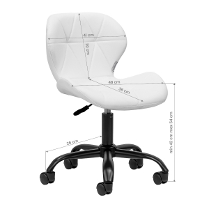 Cosmetic stool QS-06B white (150117)