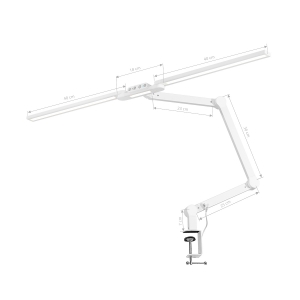 Glow L04 tabletop treatment lamp white (150902)