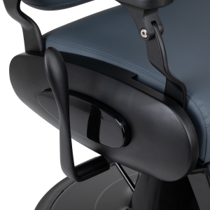 Gabbiano barber chair Francesco Black graphite (153412)