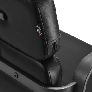 Gabbiano hairdressing chair Porto gray black (154139)