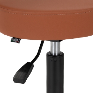 Gabbiano hairdressing stool D026 brown (154213)