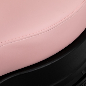 Barber chair Gabbiano President pink with black base (155248)
