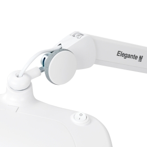 Elegante 6030 magnifying lamp with 60 SMD LEDs for worktops, with adjustable light intensity (155816)