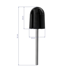 Pedicure set of 5 filters for the EXO drill, 13mm rubber holder, EXO Med Cap caps (155852)