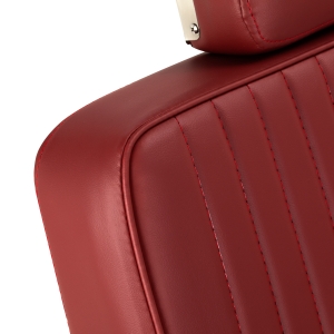 Gabbiano Visionerio+ barber chair red chrome frame (156097)