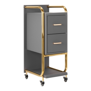 GABBIANO HAIRDRESSER TROLLEY SOLO GOLD GRAY (135396)