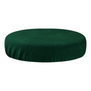 VELOUR COVER STOOL BOTTLE GREEN (142982)