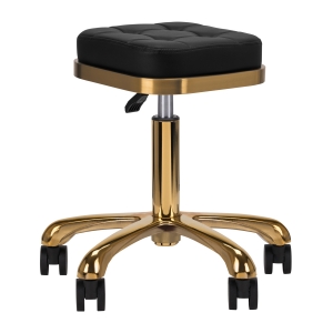 COSMETIC STOOL M-1645 BLACK GOLD (137482)