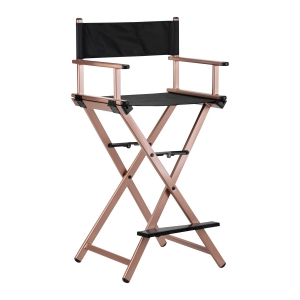 MAKE-UP CHAIR ALUMINUM ROSE GOLD (140084)