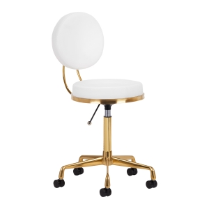 COSMETIC STOOL H5 WHITE GOLD (140260)