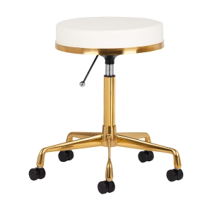 COSMETIC STOOL H4 WHITE GOLD (140258)