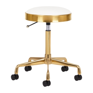 COSMETIC STOOL H7 GOLDEN WHITE (140262)