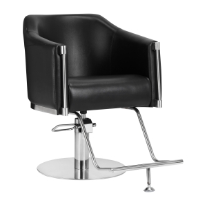 Gabbiano hairdressing chair Burgos black (146706)