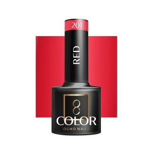 OCHO NAILS Hybrid nail polish red 201 -5 g (147367)